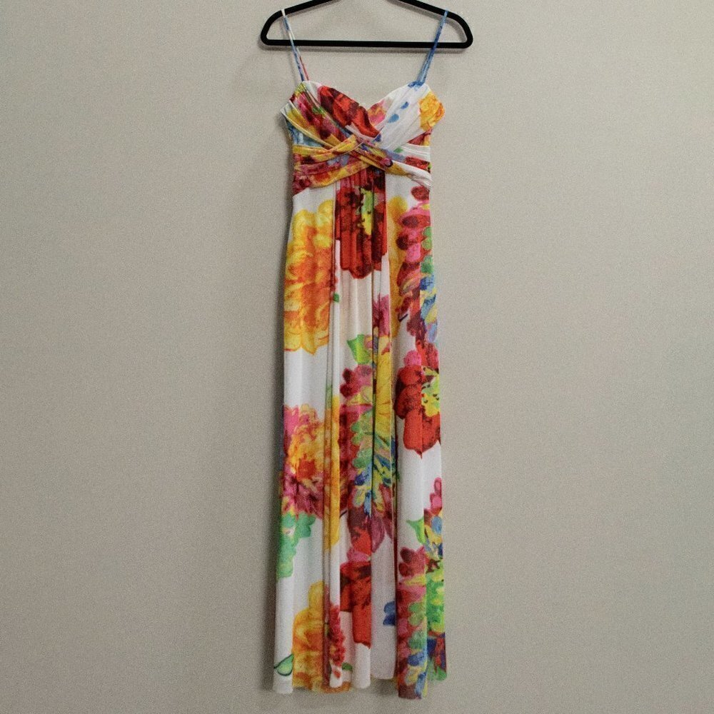 B. Darlin white floral formal dress-5/6